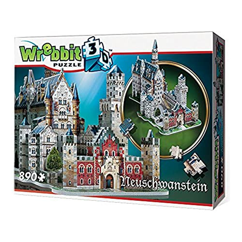 Rompecabezas 3d Castillo Neuschwanstein - 890 Piezas