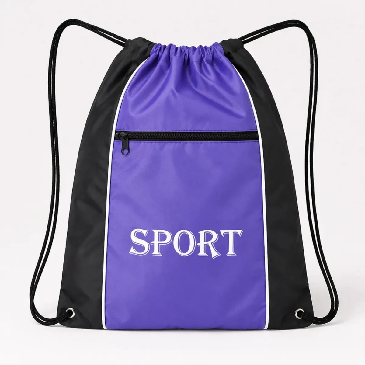 Mochila Saco Fanza Moda e Acessórios Roxo Sport Academia Esporte 35x45cm