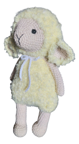 Oveja Tejida - Muñeco Apego - Amigurumi - Varios Colores Amarillo
