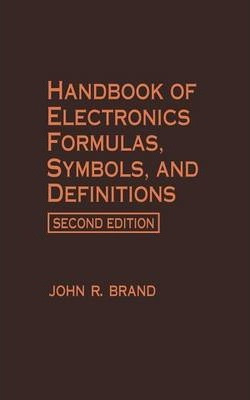 Libro Handbook Of Electronics Formulas, Symbols, And Defi...