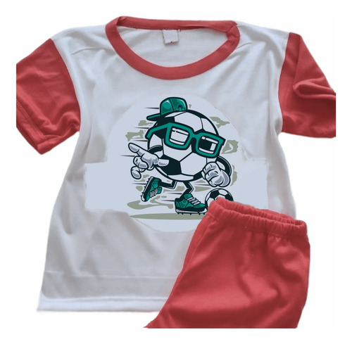 Pijamas Futbol Infantiles Estampadas Personalizadas - 0511