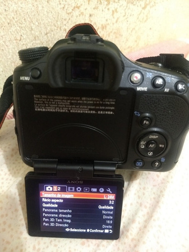 Sony A65 Lente 18-55 5k Cliks Caixa E Acessórios