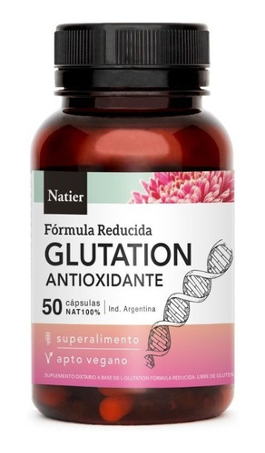 Glutatión Super Antioxidante X 50 Cápsulas - Natier