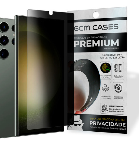 Película Privacidade Para Com Galaxy S22/ S23 Ultra Digital