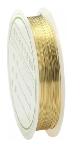 Alambre De Cobre Para Bisutería 0.4mm | Dorado