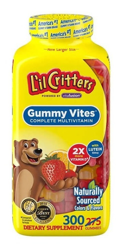 Lil Critters Gummy 300 Gomitas Vitamina Para Niños