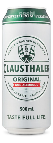 Cerveza Clausthaler Lata 500ml Sin Alcohol