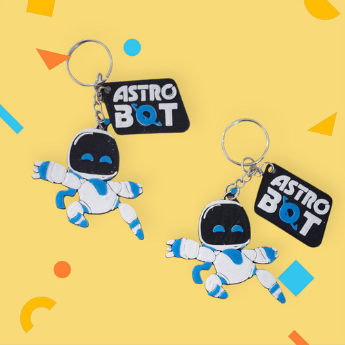 Llavero Astro Bot Souvenier Cumpleaños