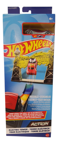 Hot Wheels Pista De Acrobacias Action Torre Electrica Fwm85