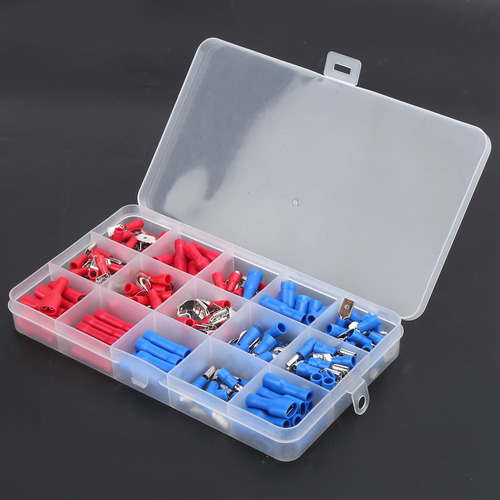 Kit De Conectores De Cable, Juego De 200 Conectores Crimpado