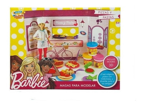 Masas Para Moldear Barbie Pizzería Moldes Chikimasa Original