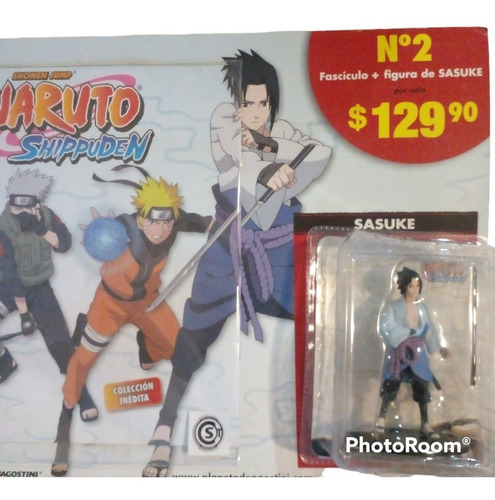 Colección Figuras De Naruto N° 2. Sasuke.  