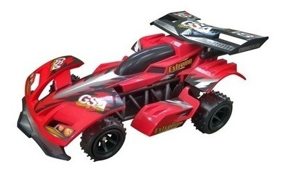 Imagem 3 de 6 de Carrinho Controle Remoto 7 Funções Extreme Vermelho Candide