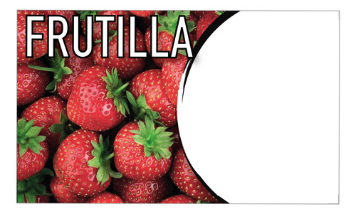 30 Carteles De Verdulería 20x12 Cm En Pvc Reutilizables