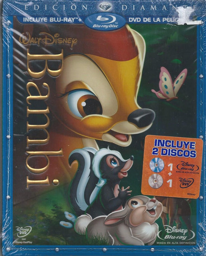 Bambi Edición Diamante Blu-ray + Dvd Nacional