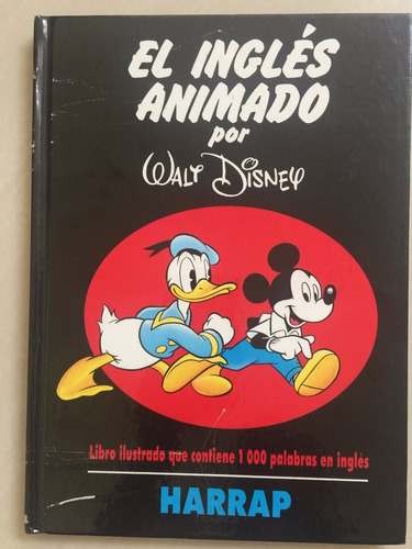 Libro Empastado El Inglés Animado Por Walt Disney*