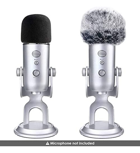 Sunmon Protector De Parabrisas Y Espuma Para Blue Yeti, Blue