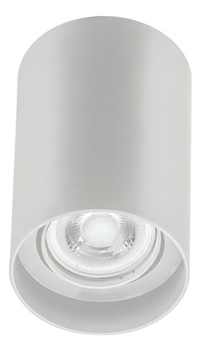 Spot Sobrepor Luminária Teto Dicróica Foco Direcionável L833 Estrutura Branco 110v/220v