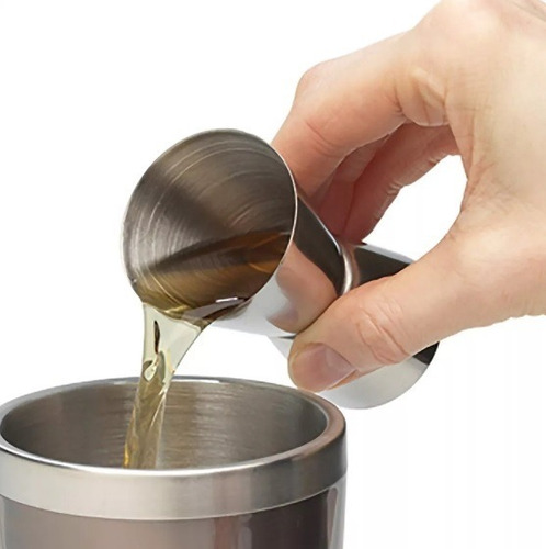 Imagem 4 de 9 de Coqueteleira Inox 500ml + Socador/espremedor/dosador/colher