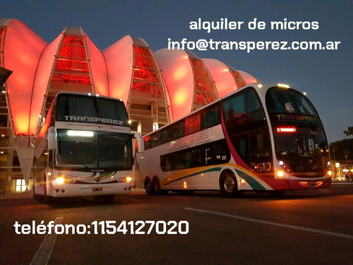 Alquiler De Micros Omnibus Larga Distancia Y Corta