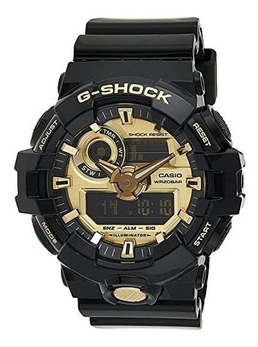 Reloj Deportivo G Shock Ga710gb-1a De Casio, Negro, De Cauch
