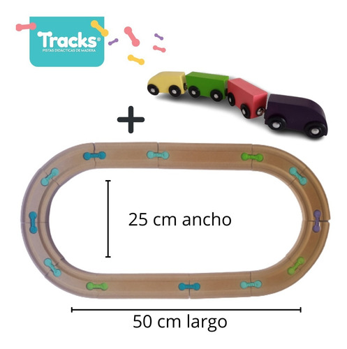 Imagen 3 de 10 de Tracks Circuito Inicial Con Tren Compatible Trencity