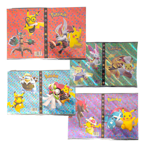 Carpeta Album Coleccionador Xxl Pokemon + Regalo 40 Cartas Violeta