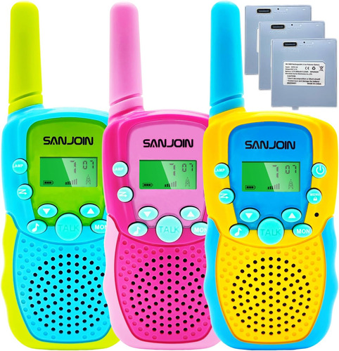 Walkie Talkies Para Niños 22 Canales Radios De 2 Vías Juguet