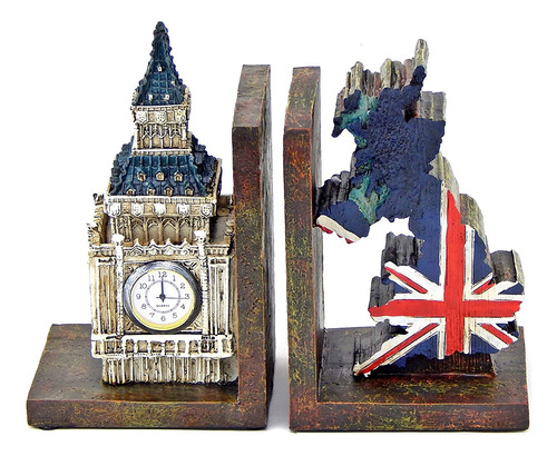 Sujetalibros Decorativos Britanica Big Ben De Londres Torre