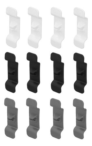 Organizadores De Cables De Silicona, Soporte Adhesivo Para E