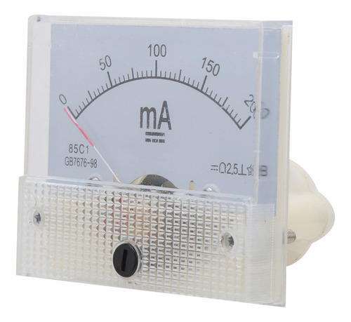 Amperímetro Dc 85c1, 0-200 Ma, Amperímetro Con Cabeza De Pun