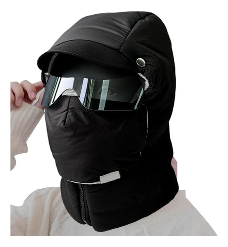 Gorro De Esquí De Invierno Con Gafas Cubierta Completa Resis