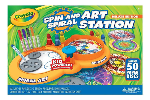 Crayola Estacin De Arte Giratoria Y Espiral De Lujo, Manuali