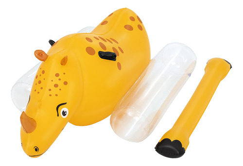 Juego Inflable Infantil Para Albercas Rinoceronte Rumble Color Multicolor