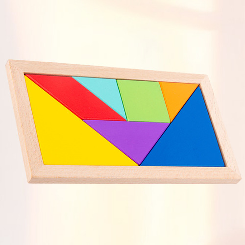 1 Juego De Rompecabezas Educativo De Madera For Niños De Si