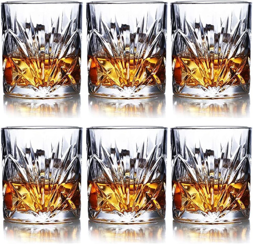 Vasos Para Whiskey Szmmg, Cristal Sin Plomo, 300 Ml, 6 Pzas.