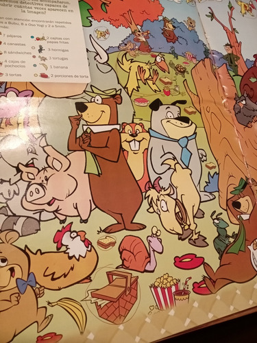 Oso Yogi Con Stickers Colección De Oro Clarín Hanna Barbera (Usado)