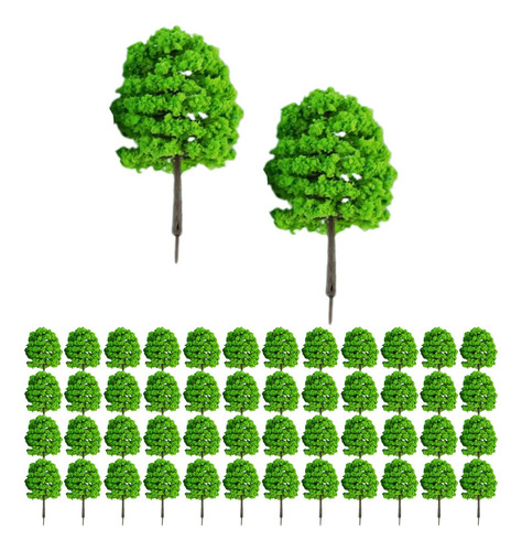 50 Pzs Árbol Miniatura 1100 Modelo Mini Estilo D