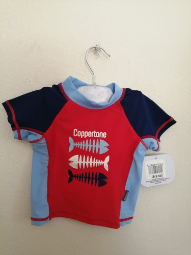 Camiseta De Baño Para Niño Con Protección Solar - Americana