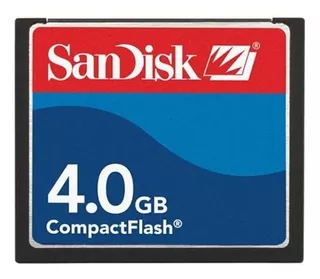 Memoria Compact Flash Sandisk 4gb P/ Camaras Digitales Cf