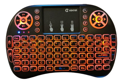 Imagen 3 de 6 de Mini Teclado Inalámbrico Backlit I8
