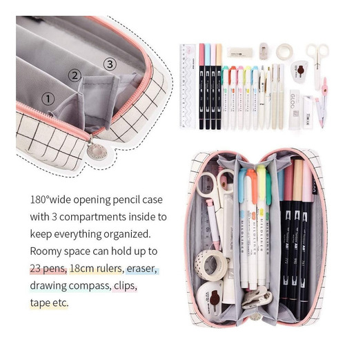 L Estuche For Lápices/bolsa De Papelería For Estudiantes