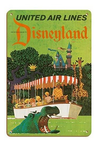 California - Jungle Cruise Hippo - United Air Lines - Cartel