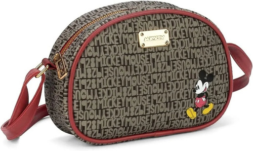 Bolsa Transversal Mickey Clássico Luxcel 