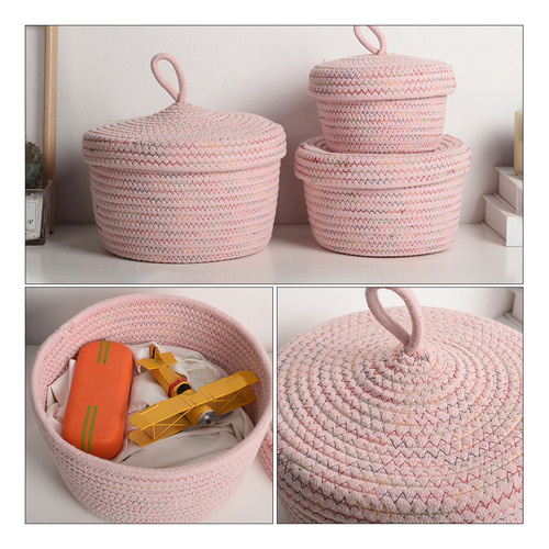 Cesta De Almacenamiento Creativa Para Organizar El Mando A D