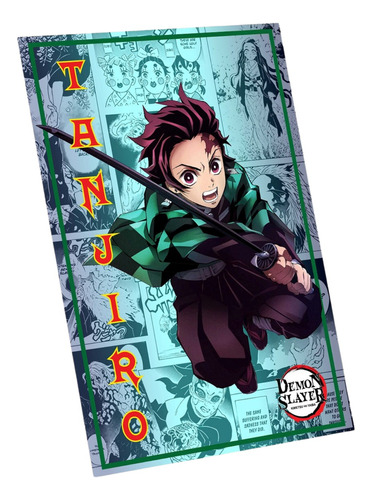 Poster Mural Hd  Full Color - Demon Slayer - Tanjiro