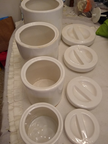 Potes De Cocina En Ceramica - Usados