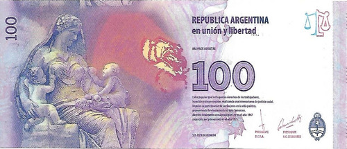 Bottero 4341 $100 Evita Serie Fa Sin Circular Palermo (Usado)