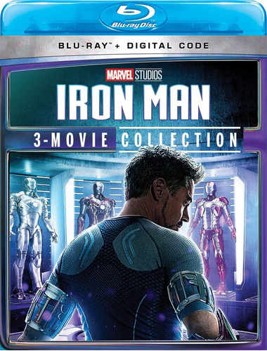 Blu Ray Iron Man 3 Movie Collection Dc Marvel Original 