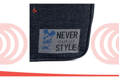 Imagem 5 de 6 de Mini Bolsa Mochila Maternidade Mickey Azul C/trocador Disney